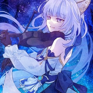 物語性×透明感… 背景付きで世界観が伝わる　ファンタジックな水彩画風の一枚絵