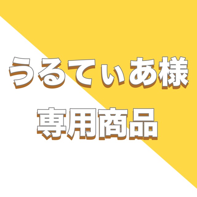 【専用出品】うるてぃあ様専用