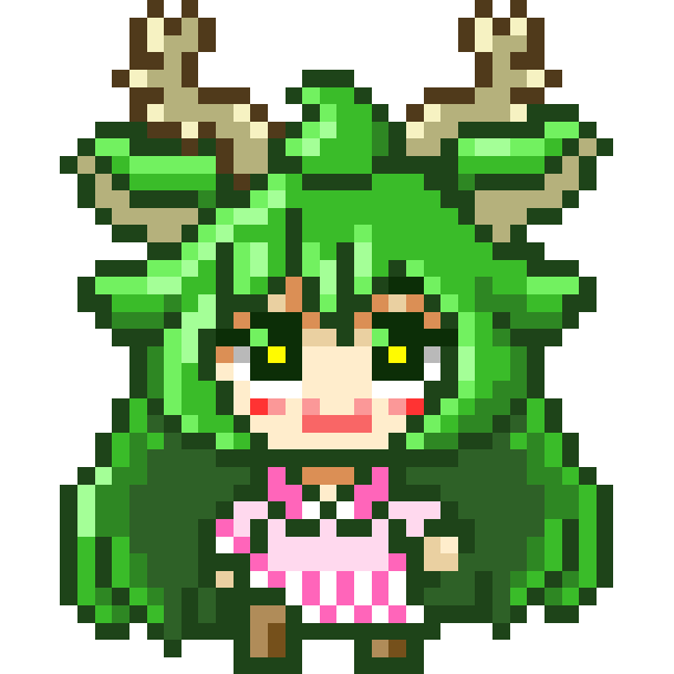 動くドット絵キャラクター作成します！！