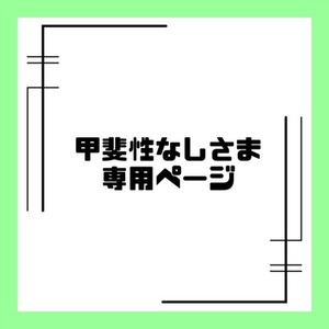 甲斐性なしさま専用ページ