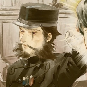 おじさん、おじいさんの一枚絵