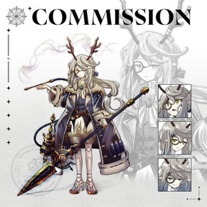 大手ゲーム会社様から好評！ ファンタジー向けキャラクターデザイン＋立ち絵