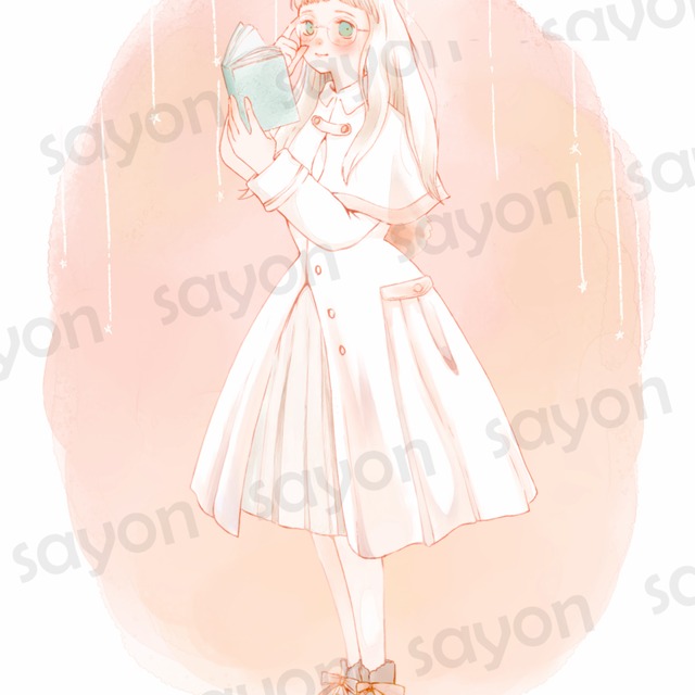 やさしい仕上がりのアナログレトロタッチのキャラクターを作成します