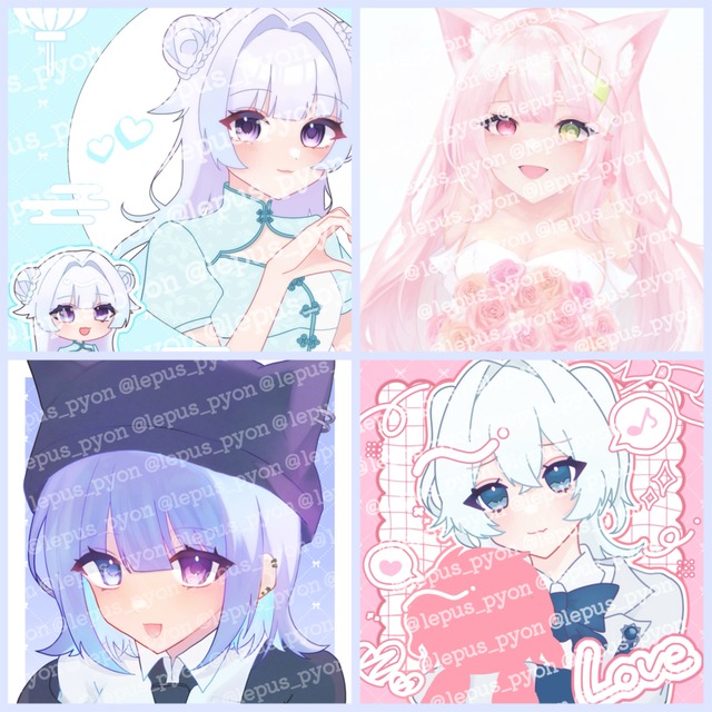 🎀イラストオーダー🎀　1500円〜　アイコン、サムネ、1枚絵、なんでも🆗✨