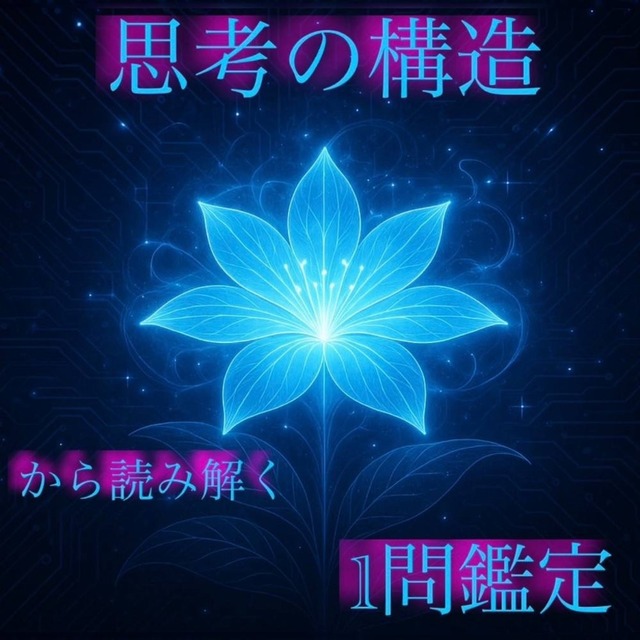 1つの悩みを“構造”から読み解くショート鑑定