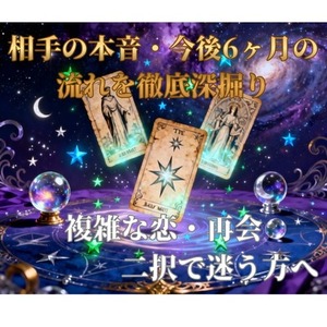 二択の恋・どちらを選ぶべきか徹底鑑定します 相手の本音・6ヶ月後の未来まで深掘り