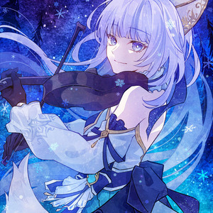 物語性×透明感… 背景付きで世界観が伝わる　ファンタジックな水彩画風の一枚絵