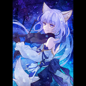 商用利用可◎ 背景付きで世界観が伝わる一枚絵❄︎ 小説の表紙やMVに！