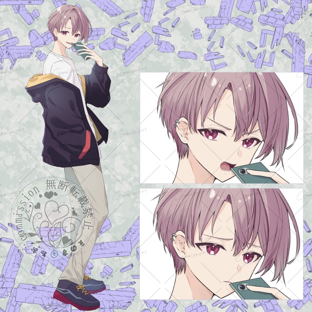 アイコン、サムネ、立ち絵制作