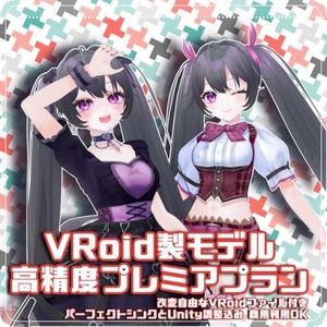 VRoid製3Dモデル作製 高精度プレミアプラン（2026年1月オープン）