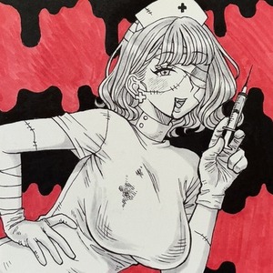 アナログイラスト原画