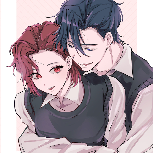 イラスト依頼 夢絵イラスト カップルイラスト 2人絵 夢絵依頼 夢イラスト