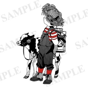 【モノクロ】挿絵・一枚絵描きます