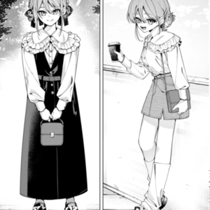 モノクロイラスト　マンガ