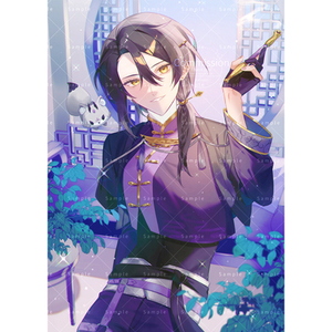 淡く透明感のあるキラキラなイラスト描きます！