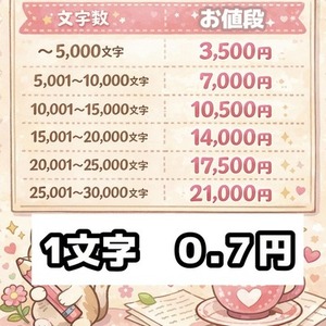 恋愛・ファンタジー特化｜あなただけの物語書きます