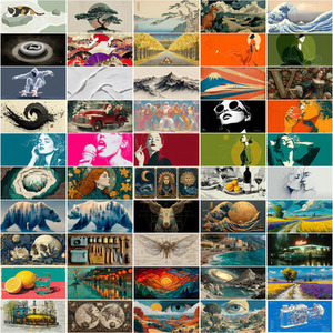 【1枚10円/課金済AI/無修正】どんなお題でもOK！画像を100枚提供します