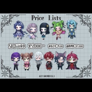 SDキャライラストの制作