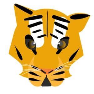 虎の顔アイコン