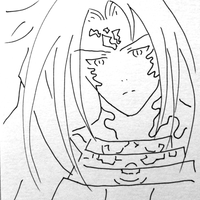 【一発描き】アナログ線画アイコン・一枚絵描きます。（オリキャラ可）