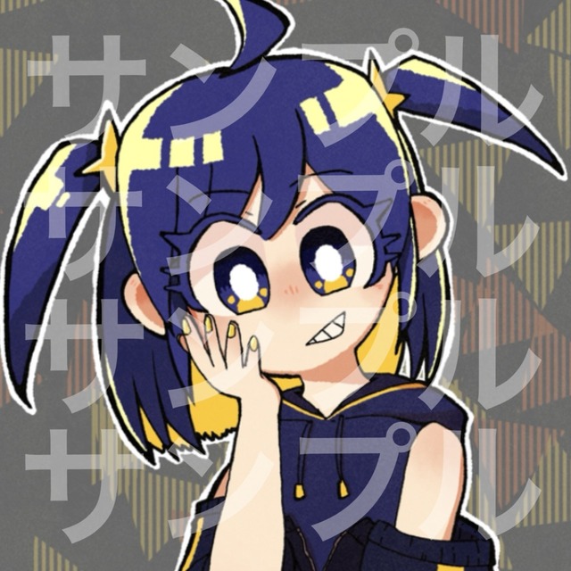 デフォルメキャラのアイコン作成