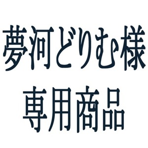 夢河どりむ様専用商品