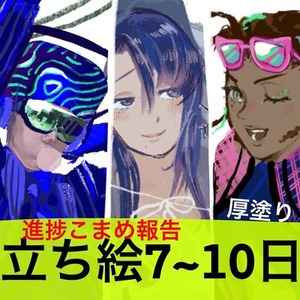 【厚塗り】TRPG・配信向け等身立ち絵（全身・1ポーズ）8,000円〜