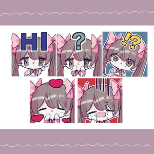 配信用のスタンプを制作いたします。