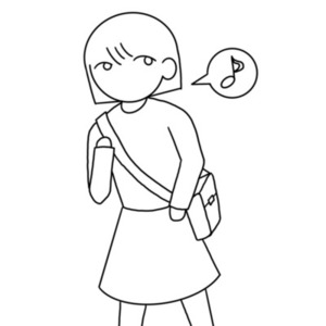 シンプルでおしゃれなモノクロイラスト作成します！