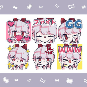 配信用のスタンプを制作いたします。