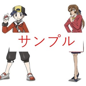 同人ゲームのキャラクター(主人公とヒロインの2人)の作成