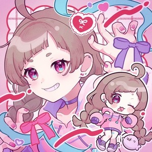 一枚絵イラスト