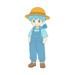 スライム擬人化男の子の全身立ち絵