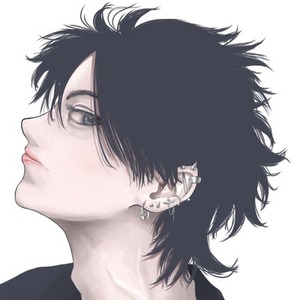 中性的男性イラスト