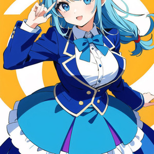 オリジナル美少女イラスト ポスター　A4サイズ　アニメ　GZ0001