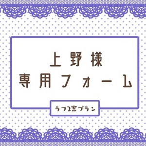 上野様専用フォーム