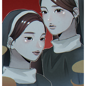 可愛い女の子描きます