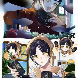 【活動者様向け】誕生日、周年記念用プレミアム一枚絵【グッズ・透過◎】