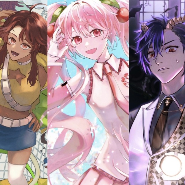 SNSアイコン、Vtuberや活動者向けイラスト制作