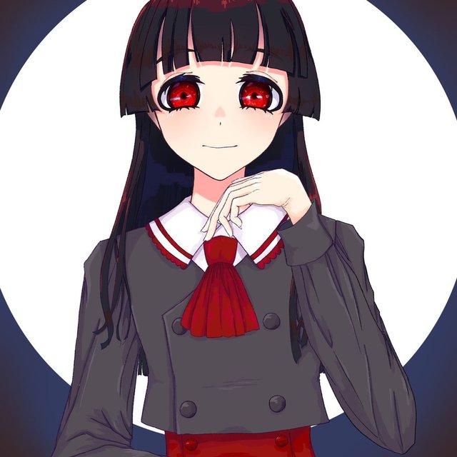 バストアップA4イラスト☆ラフのリテイク3回