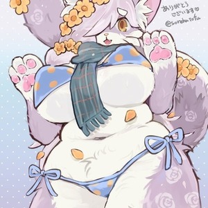 【裸差分付】ビキニイラスト【やり取り必要なし】