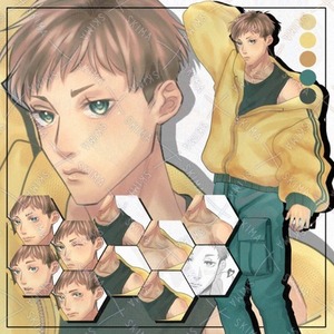 【差分11種】ストリート系短髪男子【おまけ付き】