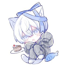 水彩っぽい SDキャラのイラスト製作