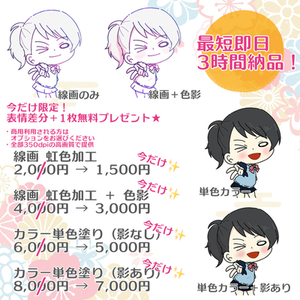 最短3時間！高画質350dpiプロ仕様アイコン作成★商用利用・印刷対応◎