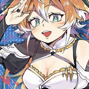 一枚絵(アニメ塗り風)