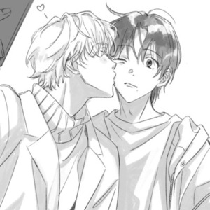 SNSアイコンイラスト承ります（モノクロ）