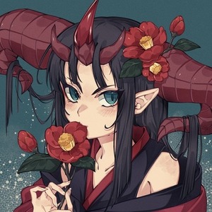 キャライラスト(簡易背景)