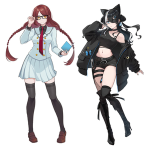 TRPG立ち絵（バストアップ/全身）