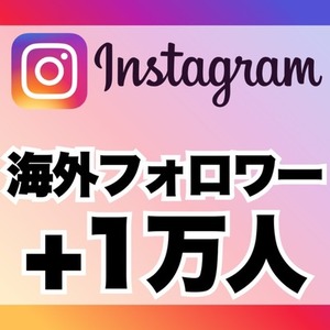 【購入可】インスタグラムのフォロワー＋１万人格安で増加します　※365日保証