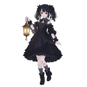 TRPG向け│全身立ち絵制作｜清楚・中性的・ダークゴシック対応